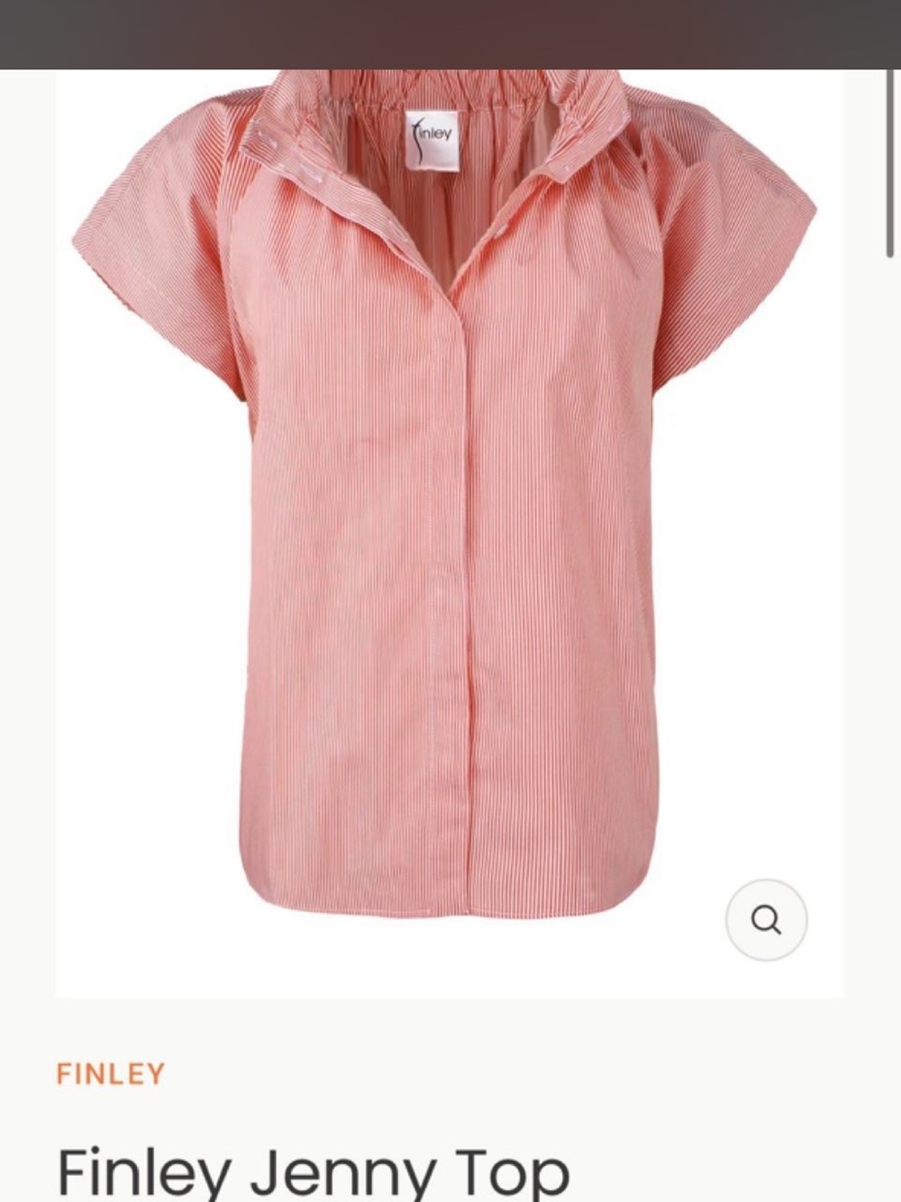 Finley Jenny Top in Game-day Orange